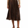 Kvinna Polo Ralph Lauren Kjolar | Md Pleated Skirt