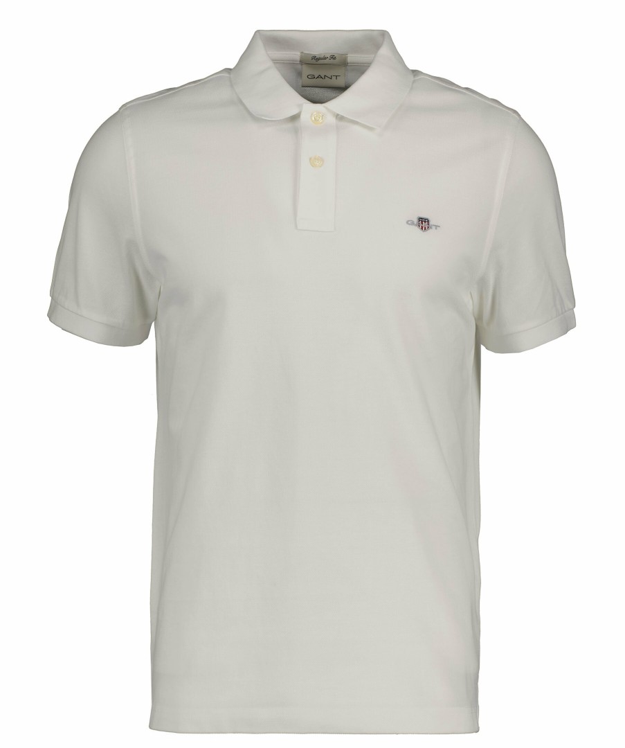 Man Gant T-Shirts | Reg Shield Ss Pike