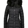 Kvinna Rockandblue Jackor | Joyce Faux Fur Mid Jacket