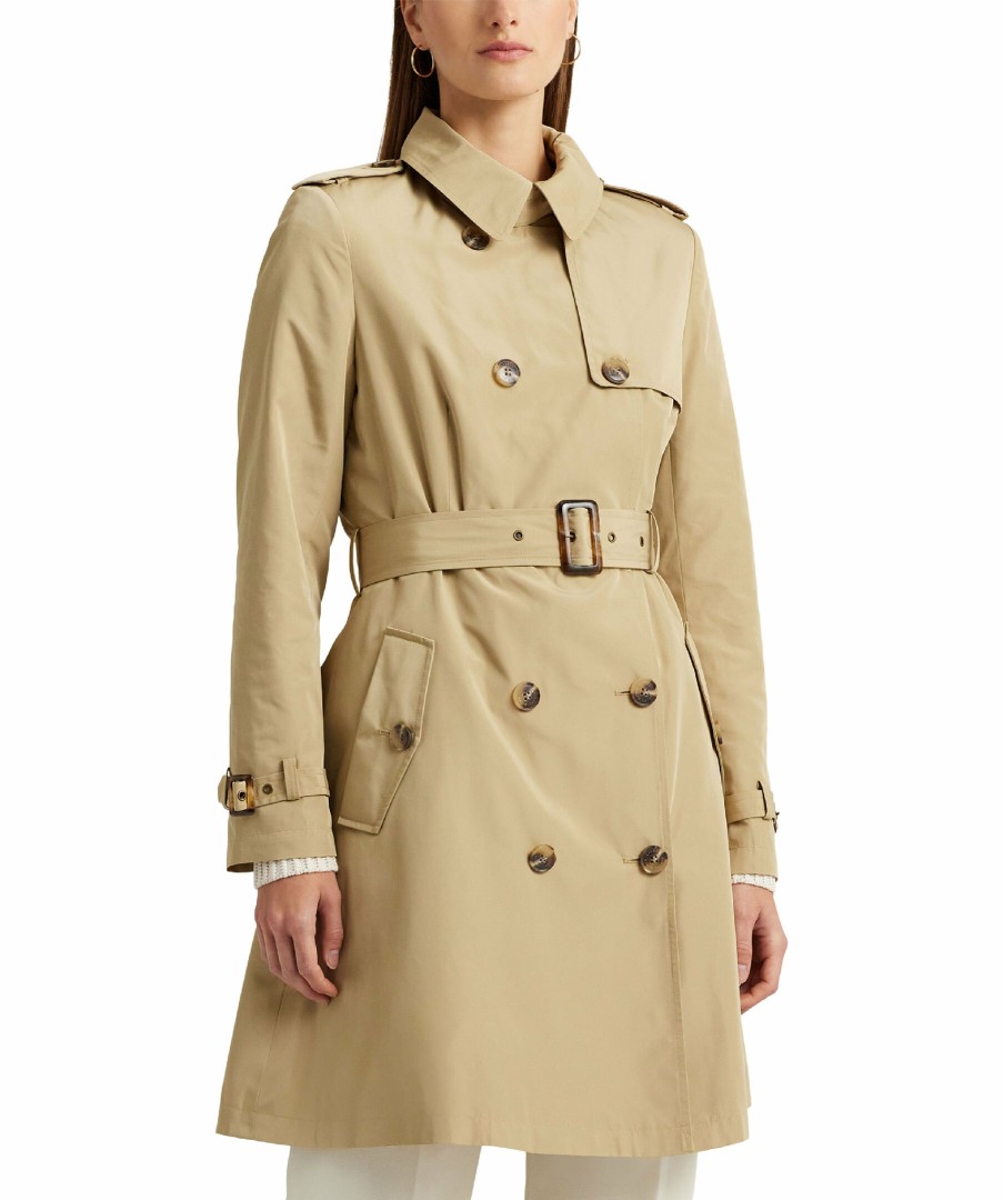 Kvinna Lauren Ralph Lauren Kappor | Fx Mmry Trenchcoat