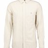 Man Gant Skjortor | Reg Oxford Banker Stripe