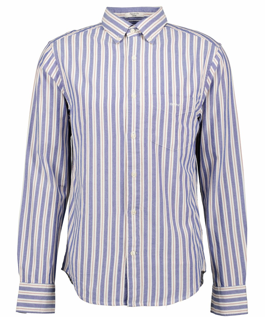 Man Gant Skjortor | Reg Archive Oxford Stripe