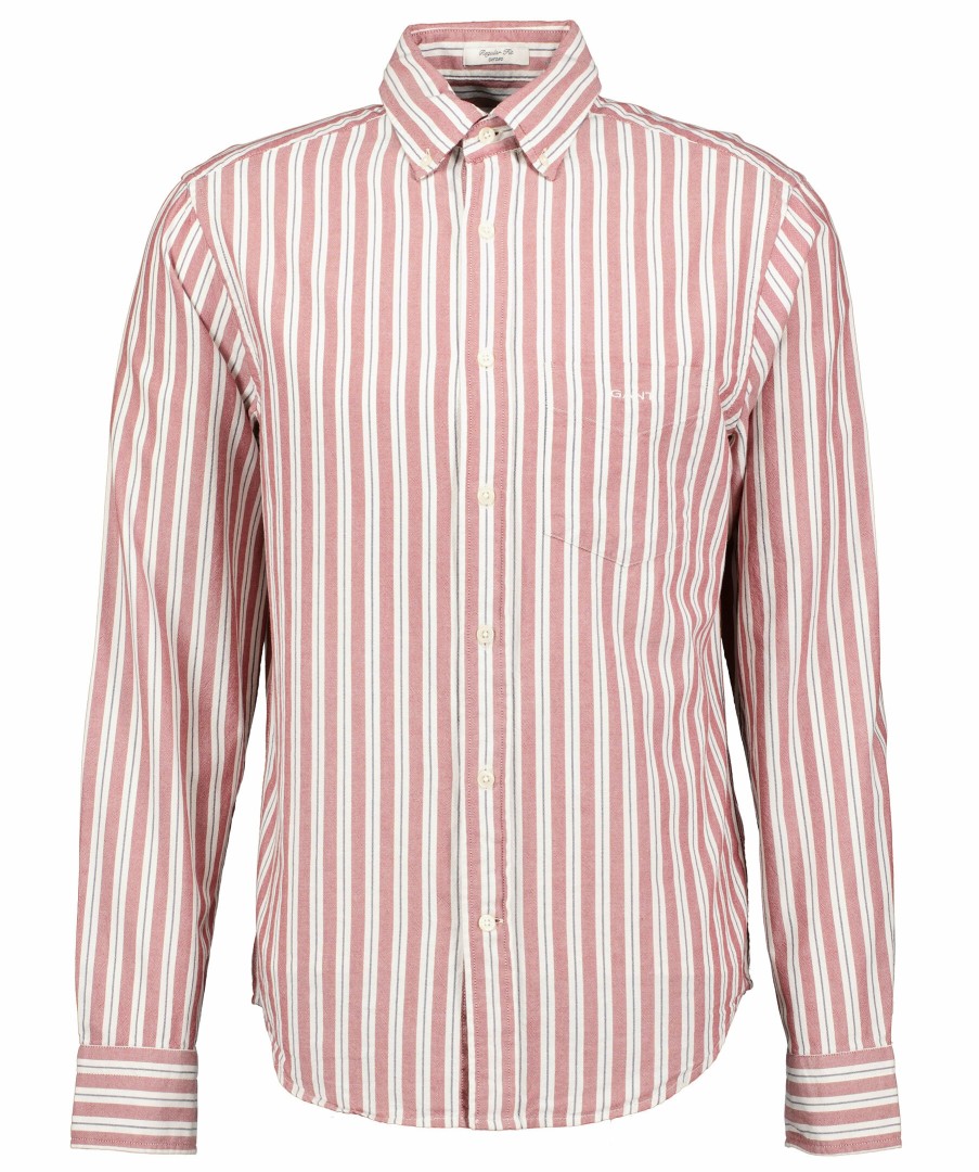 Man Gant Skjortor | Reg Archive Oxford Stripe