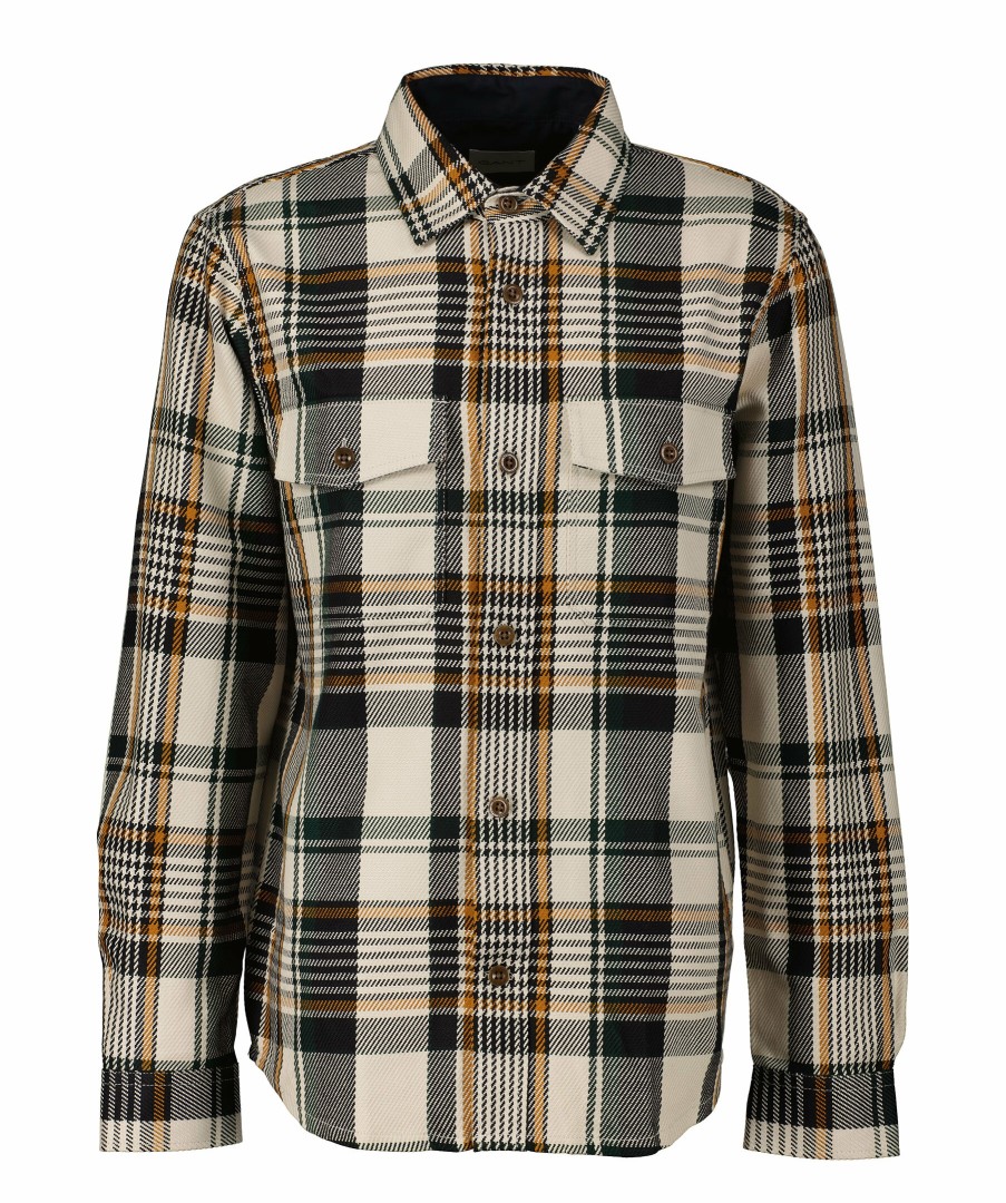 Man Gant Overshirts | Heavy Twill Overshirt