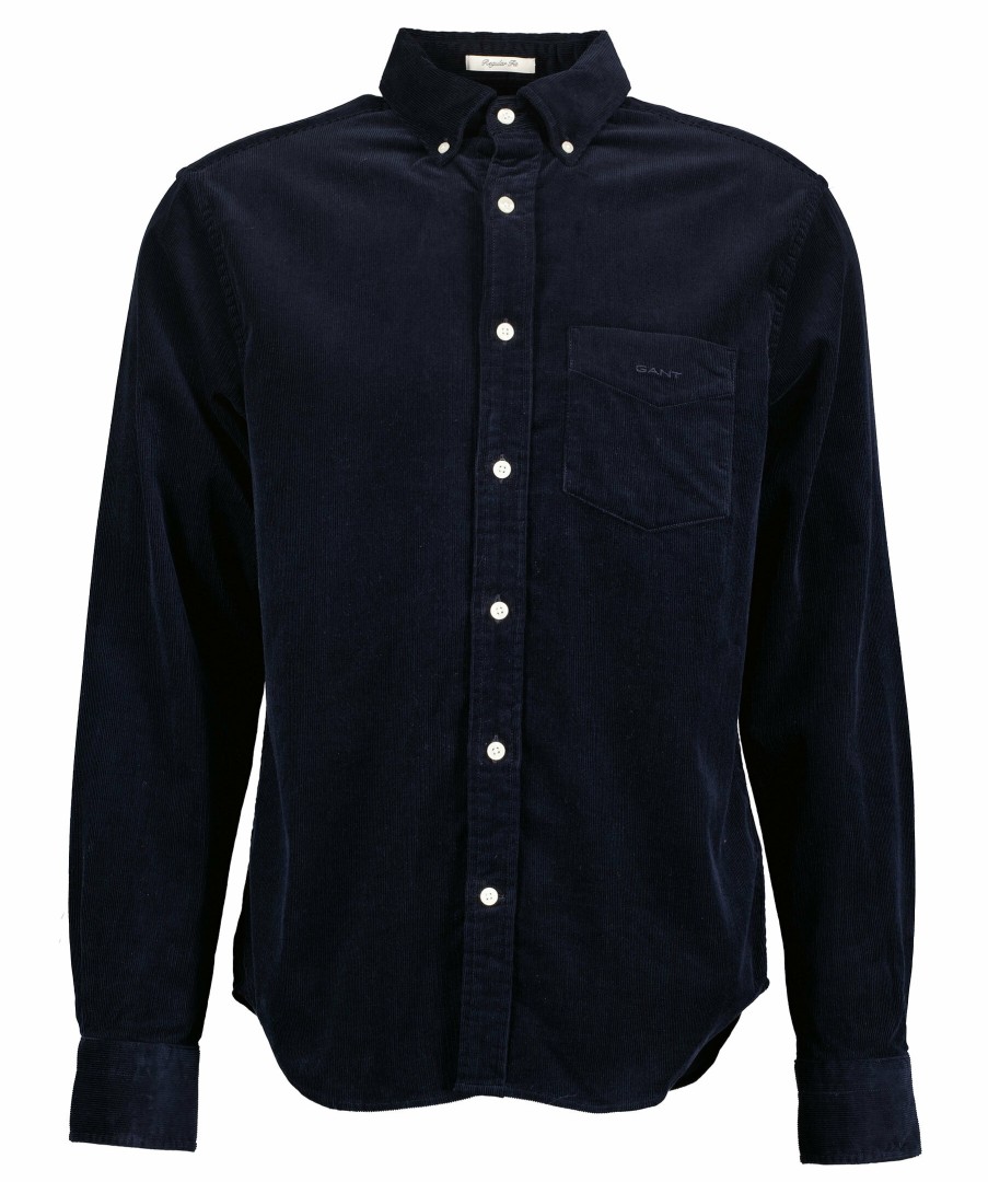 Man Gant Skjortor | Reg Ut Corduroy Shirt