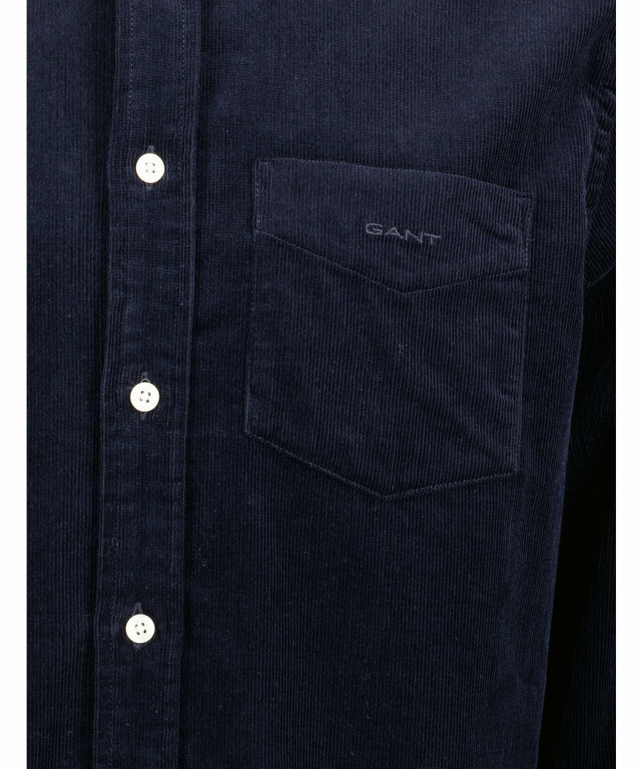 Man Gant Skjortor | Reg Ut Corduroy Shirt