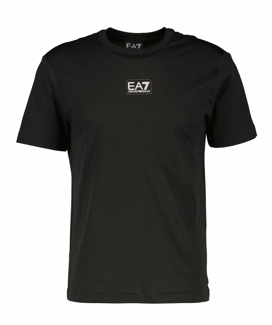 Man Armani EA7 T-Shirts | Center Logo Tee