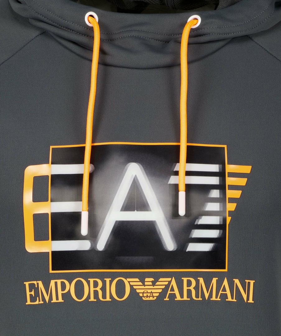 Man Armani EA7 Trojor & Hoodies | Logo Hoodie