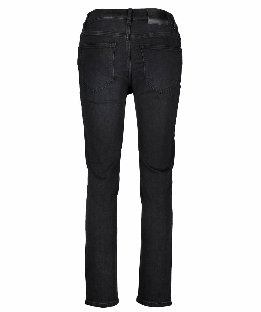 Kvinna Gant Jeans | Crop Slim Stretch Jeans