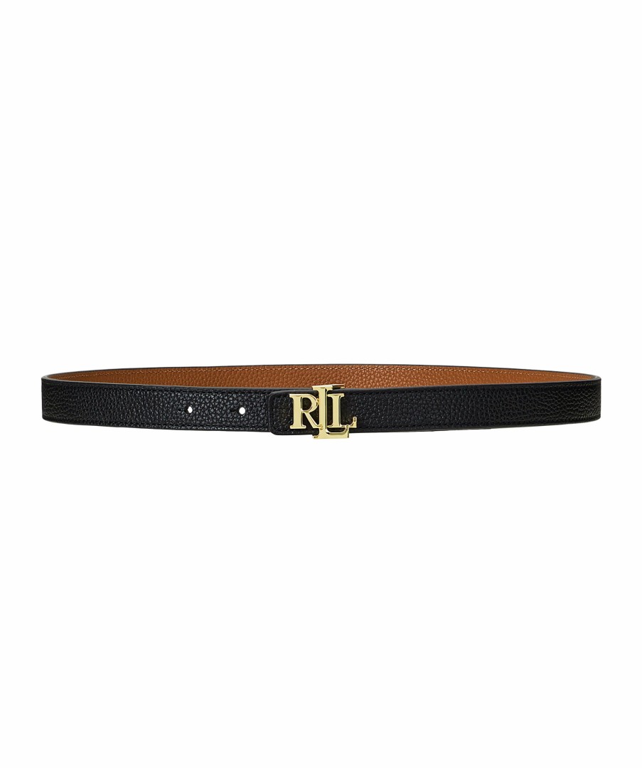 Kvinna Lauren Ralph Lauren Balten | Rev Lrl Skinny Belt