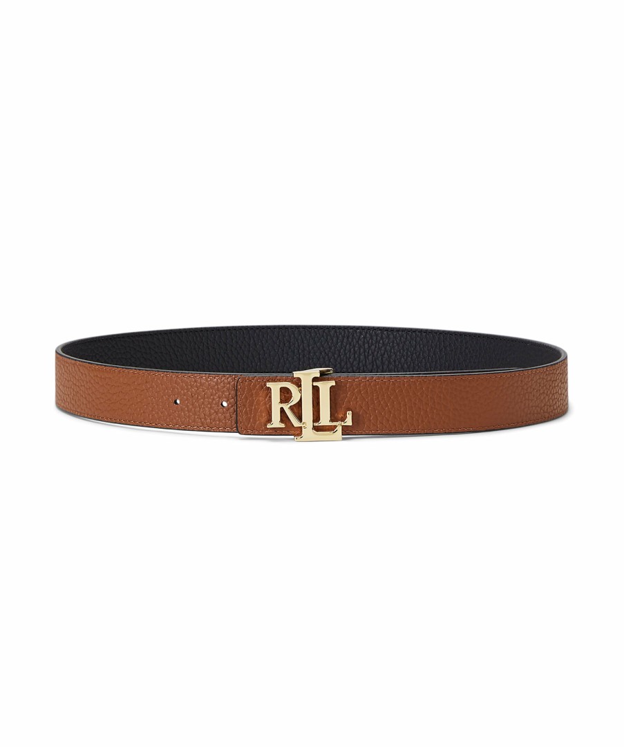 Kvinna Lauren Ralph Lauren Balten | Rev Lrl Medium Belt