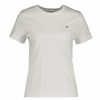 Kvinna Gant T-Shirts | Regular Shield Ss Tee