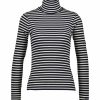 Kvinna Gant Trojor & Hoodies | Slim Rib Turtleneck Top