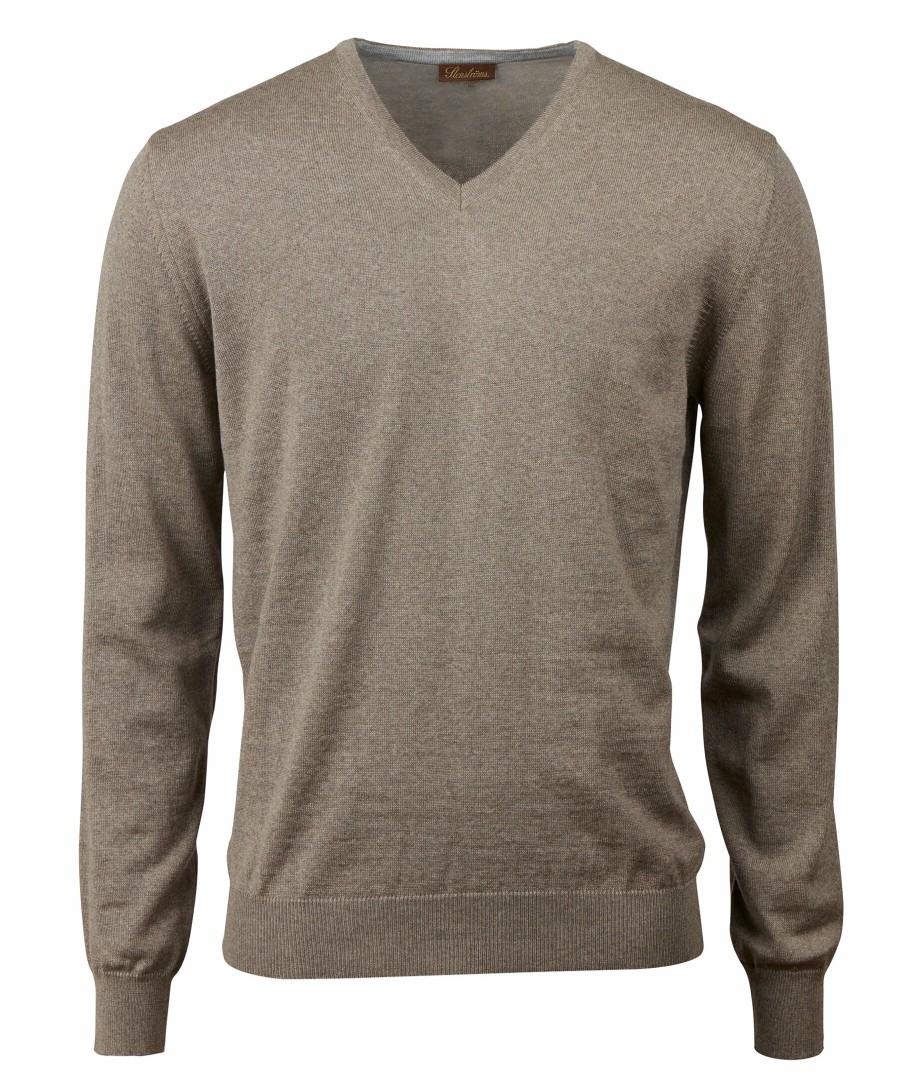 Man Stenströms Trojor & Hoodies | V-Neck Merino