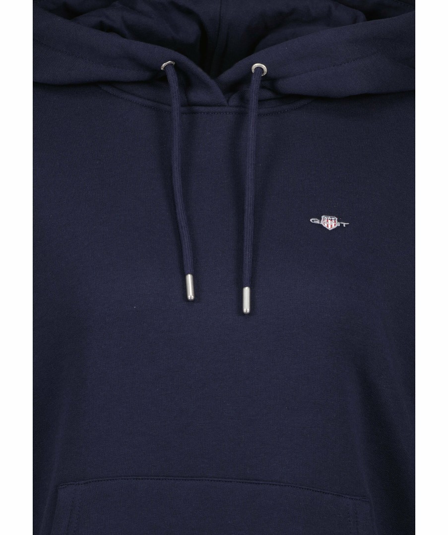 Kvinna Gant Trojor & Hoodies | Rel Shield Hoodie