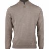 Man Stenströms Trojor & Hoodies | Merino Wool Half Zip