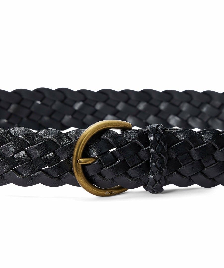 Kvinna Polo Ralph Lauren Balten | Braided Belt 40Mm