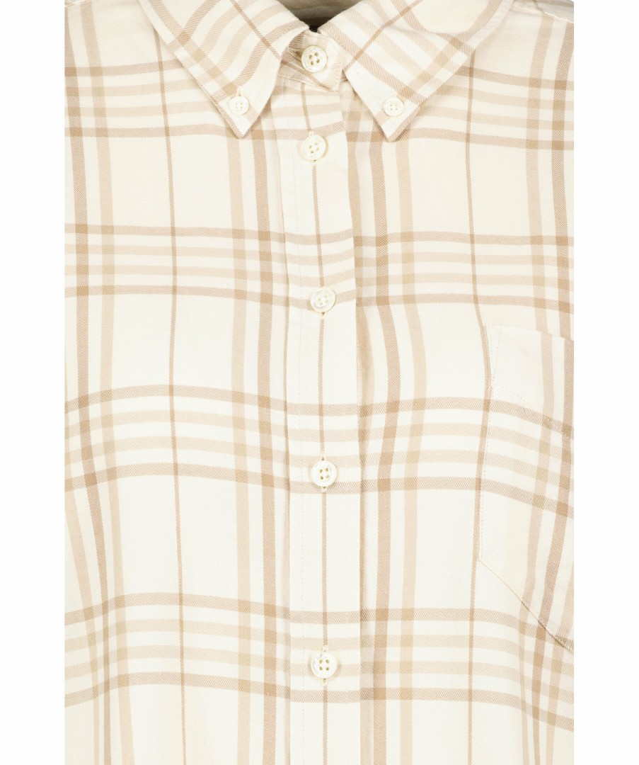 Kvinna Gant Skjortor | Relaxed Flannel Shirt