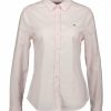 Kvinna Gant Skjortor | Slim Stretch Oxford Shirt