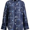 Kvinna Gant Skjortor | Sailing Print Shirt