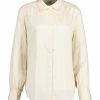 Kvinna Gant Skjortor | Regular Satin Shirt