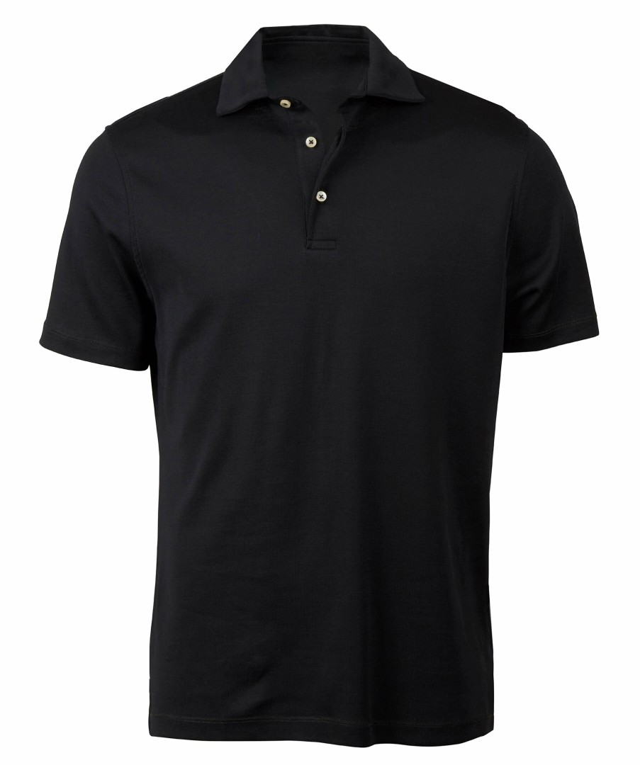 Man Stenströms Piketrojor | Polo Shirt Mercerised