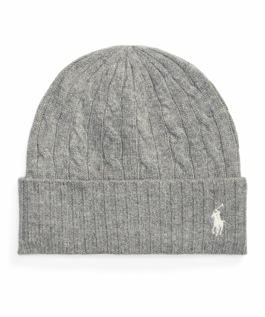 Kvinna Polo Ralph Lauren Mossor | Cable Beanie