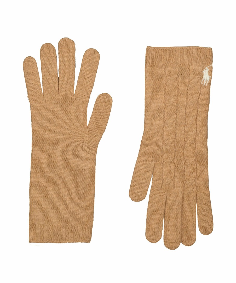 Kvinna Polo Ralph Lauren Handskar | Classic Cable Glove