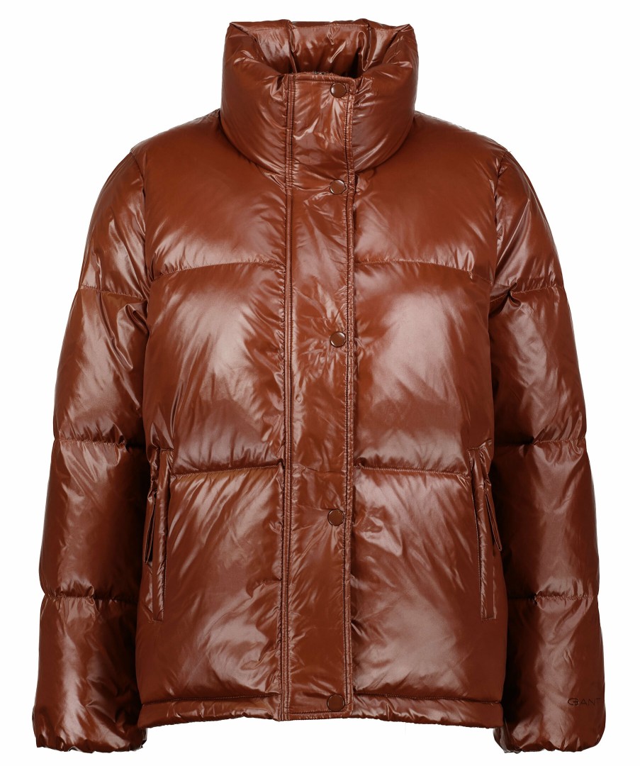 Kvinna Gant Jackor | Cropped Down Jacket