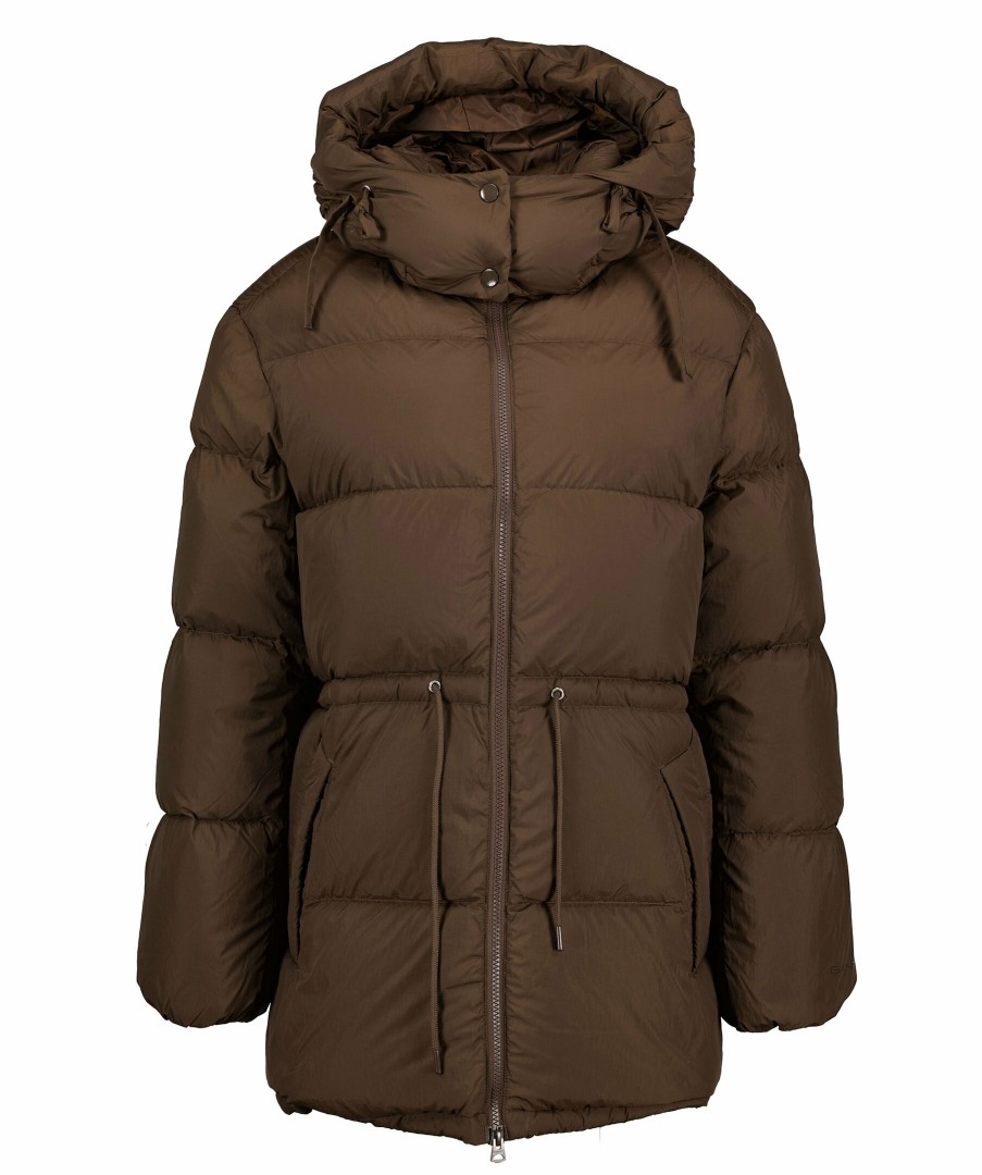 Kvinna Gant Jackor | Mid Length Down Jacket