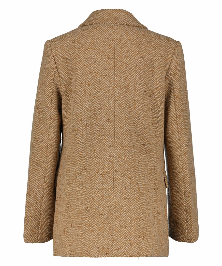 Kvinna Gant Kavajer | Reg Herringbone Blazer