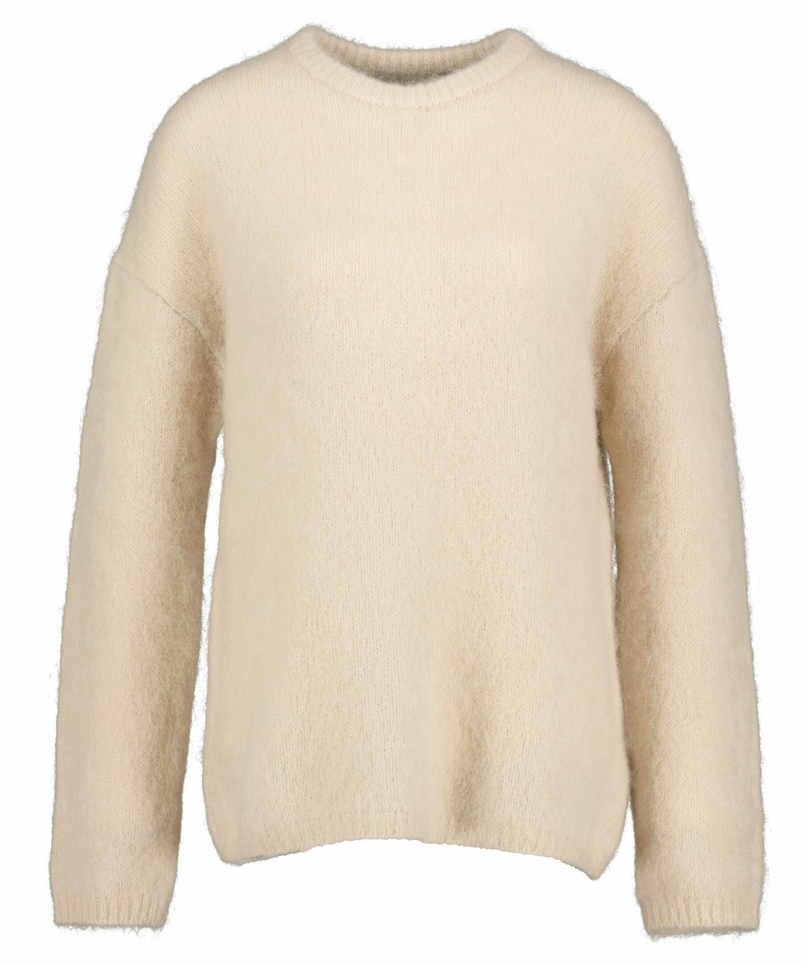 Kvinna Gant Trojor & Hoodies | Hairy Texture Knit