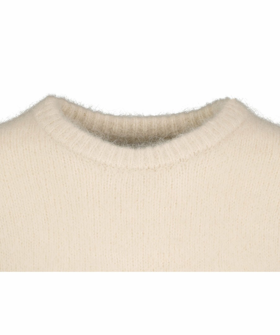 Kvinna Gant Trojor & Hoodies | Hairy Texture Knit