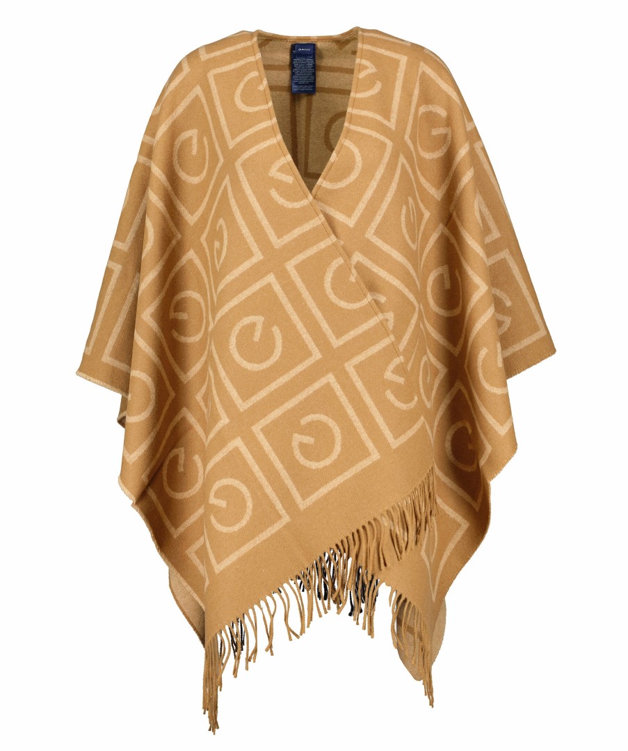 Kvinna Gant Trojor & Hoodies | Icon G Poncho