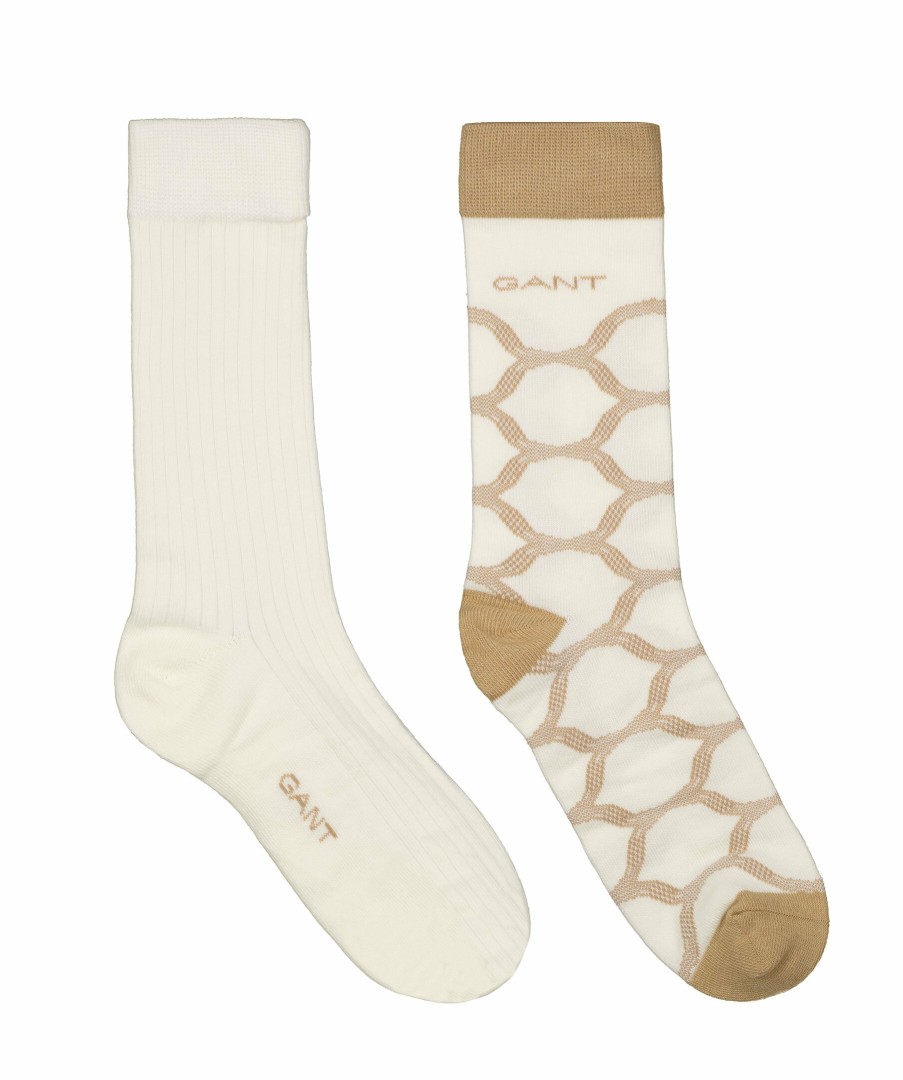 Kvinna Gant Underklader | Socks 2-Pack Gift Gox