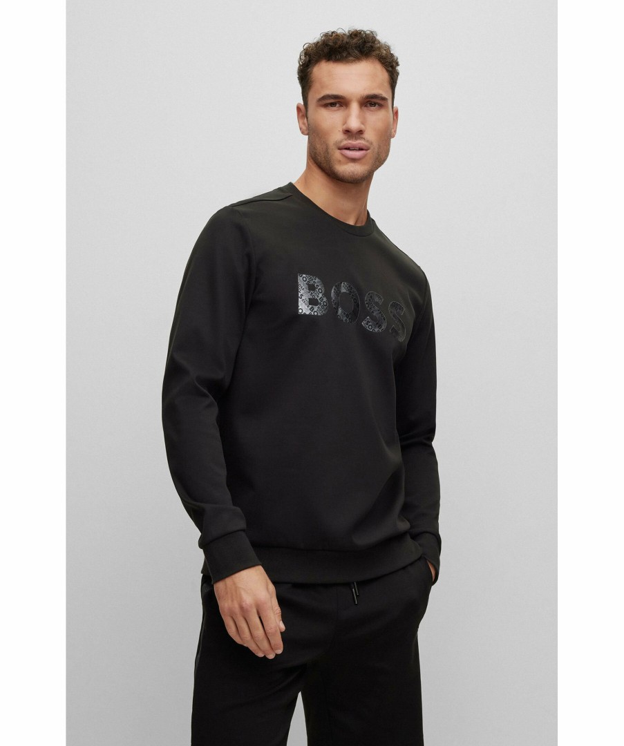 Man BOSS Green Trojor & Hoodies | Salbo Mirror