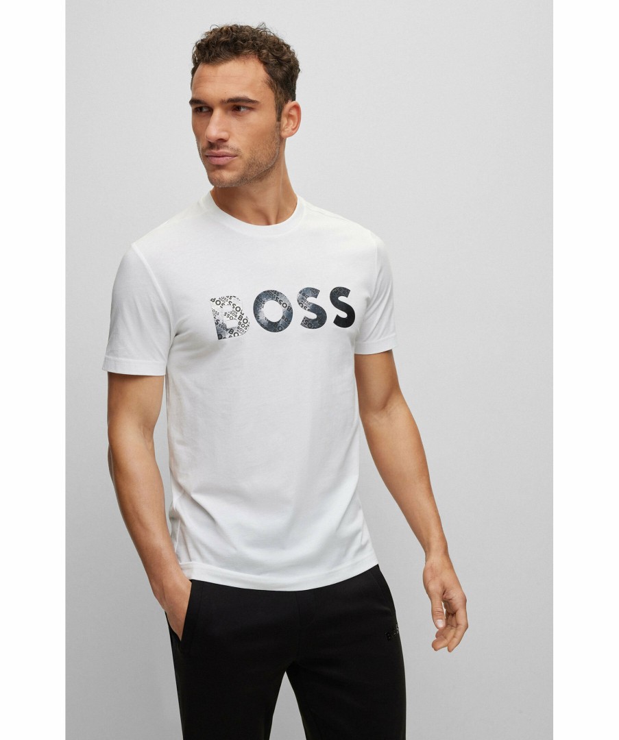 Man BOSS Green T-Shirts | Tee 3