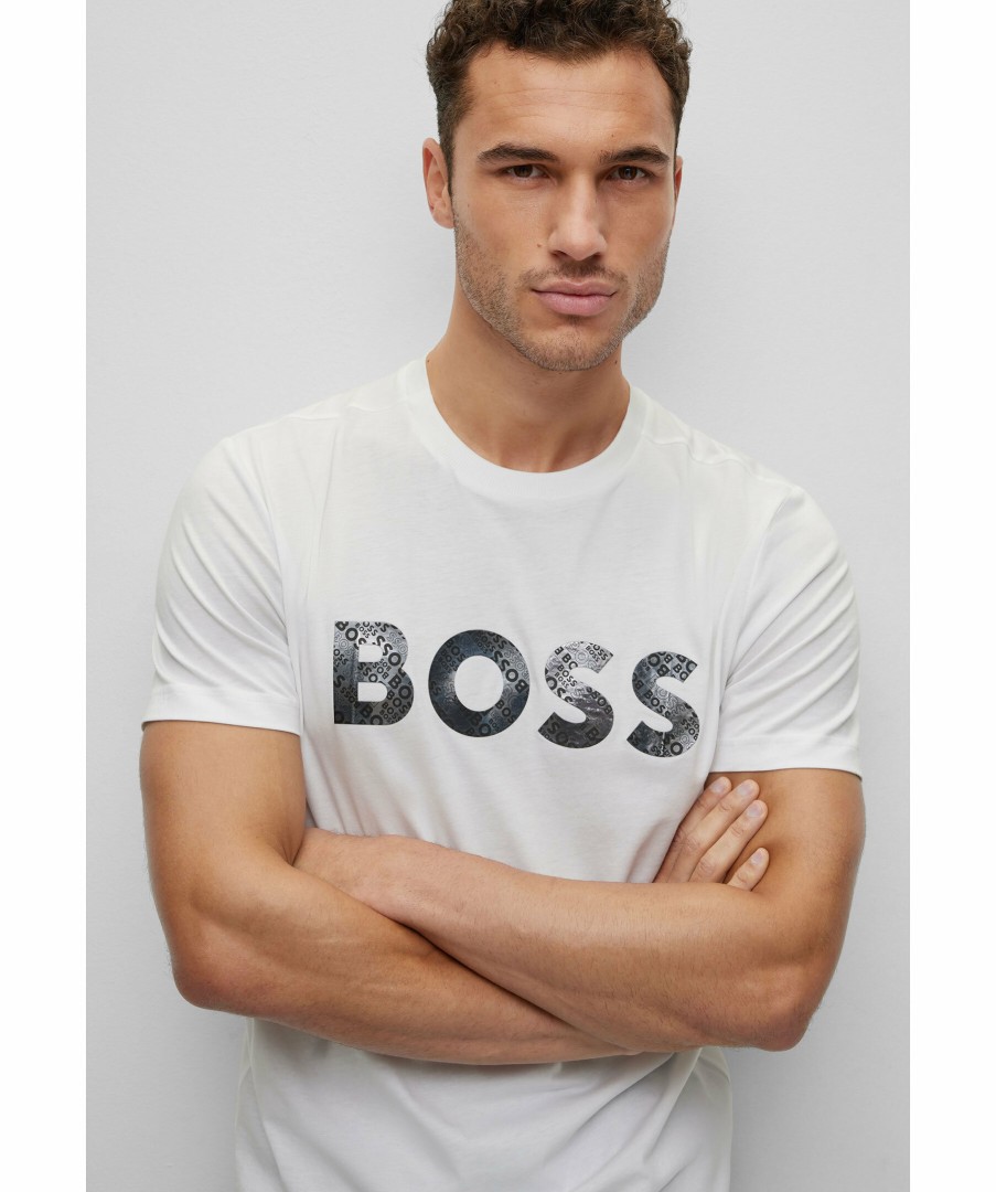 Man BOSS Green T-Shirts | Tee 3