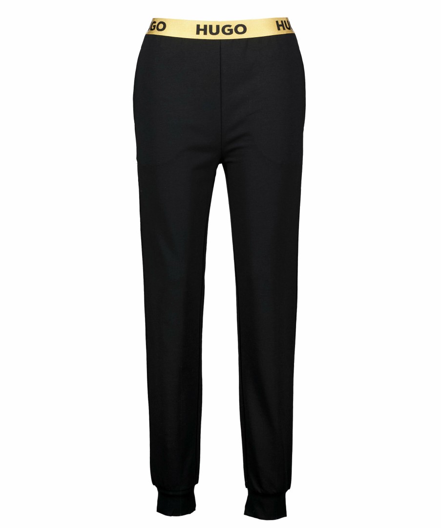 Kvinna HUGO Byxor | Sporty Logo Pant