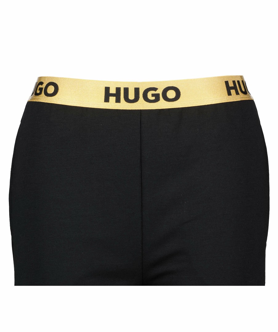 Kvinna HUGO Byxor | Sporty Logo Pant