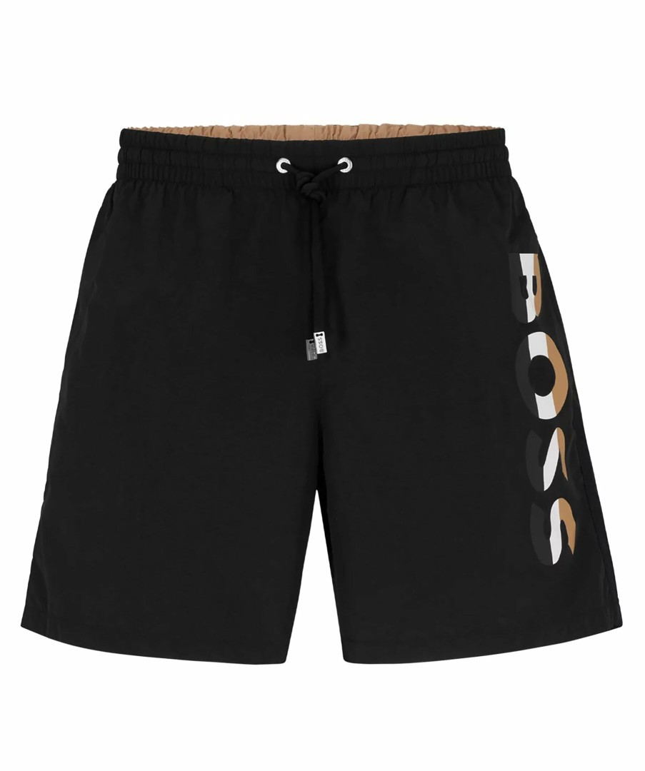 Man BOSS Black Shorts | Bold