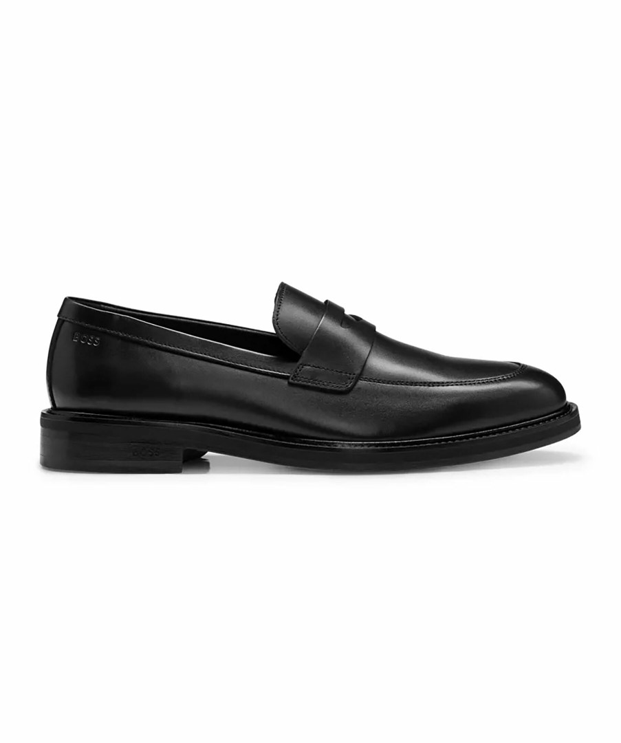 Man BOSS Black Loafers | Larry-L Loaf