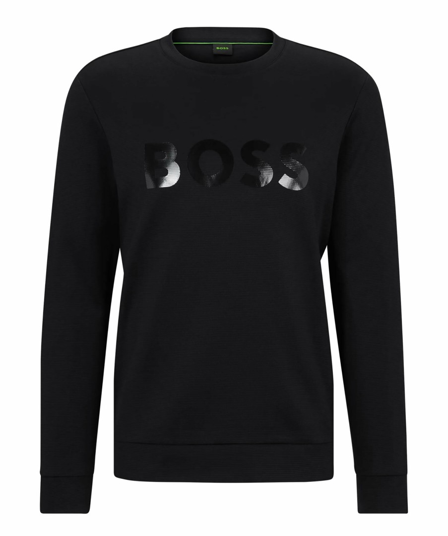 Man BOSS Green Trojor & Hoodies | Salbo Mirror