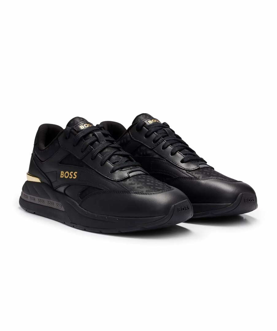 Man BOSS Black Sneakers | Kurt Runn