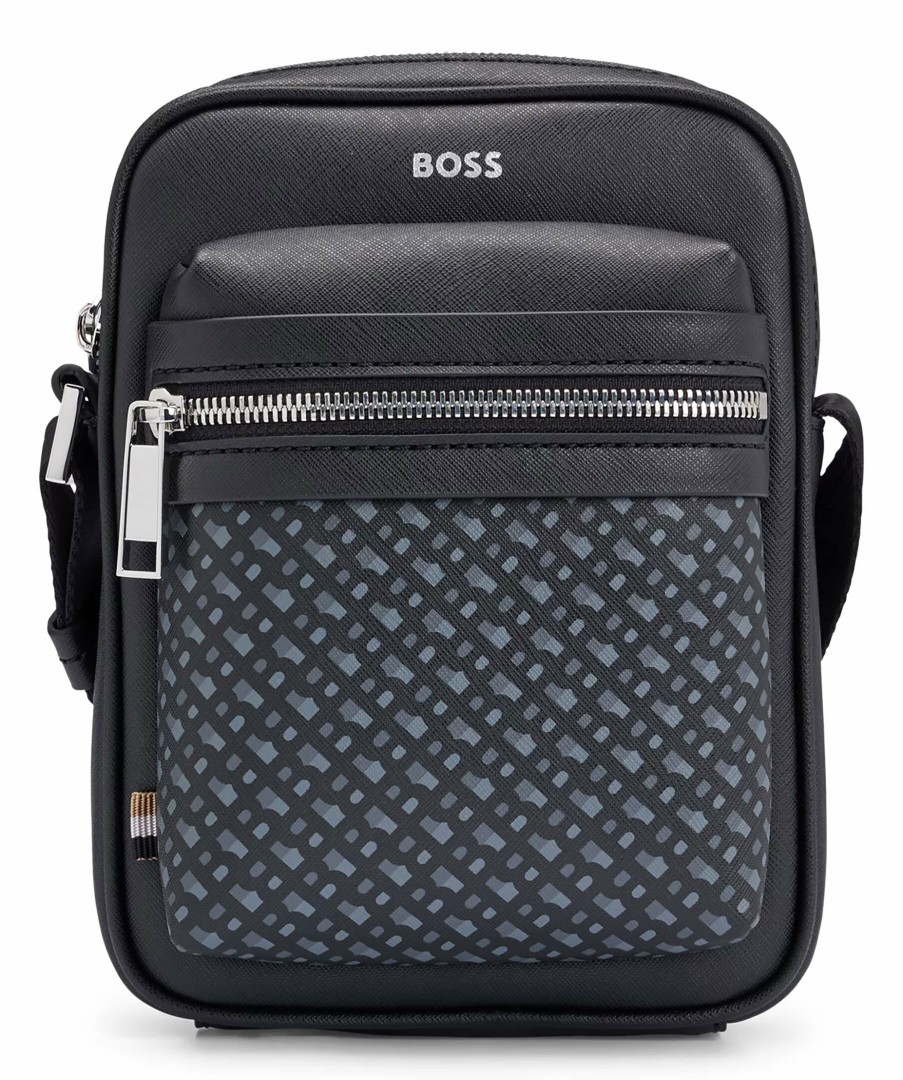 Man BOSS Black Axelremsvaskor | Zair Ns Zip