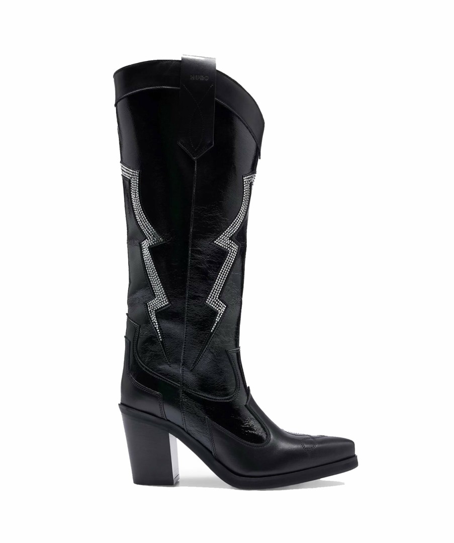 Kvinna HUGO Boots | Miley Western Boot