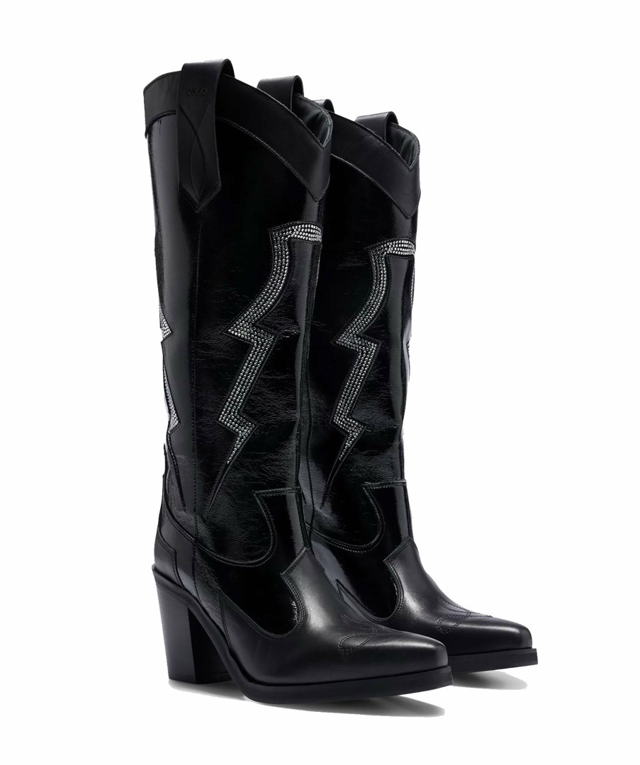 Kvinna HUGO Boots | Miley Western Boot