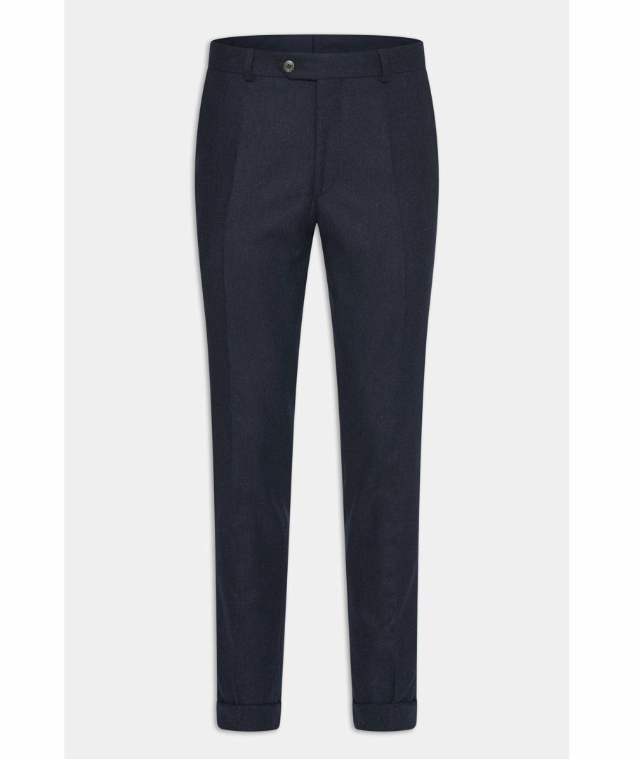 Man Oscar Jacobson Byxor | Denz Turn Up Trousers