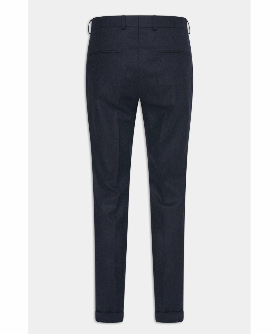 Man Oscar Jacobson Byxor | Denz Turn Up Trousers