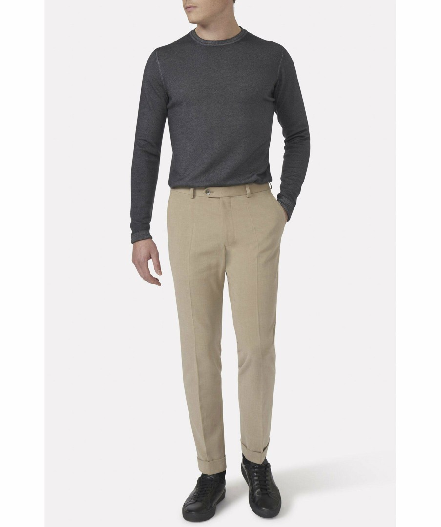 Man Oscar Jacobson Byxor | Denz Turn Up Trousers